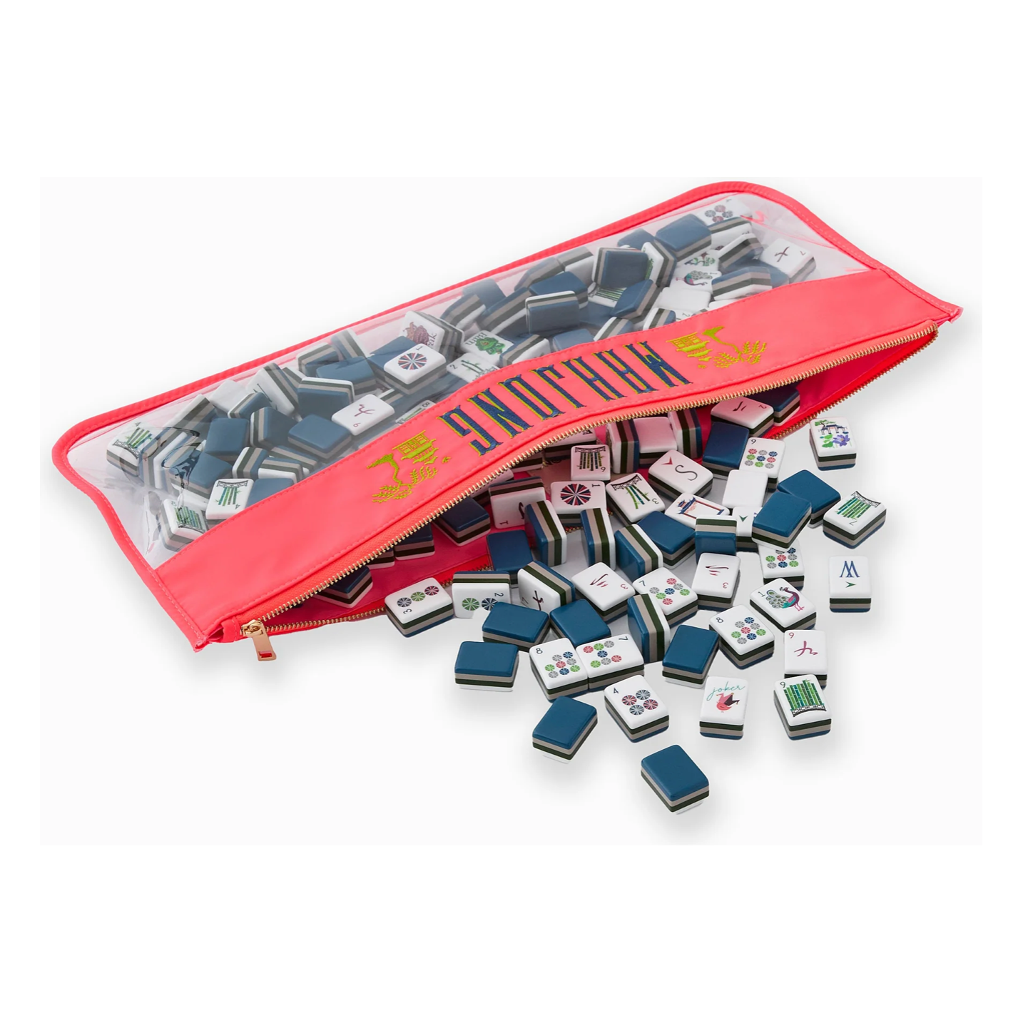 OMM Hot Coral Pagoda Tile Bag