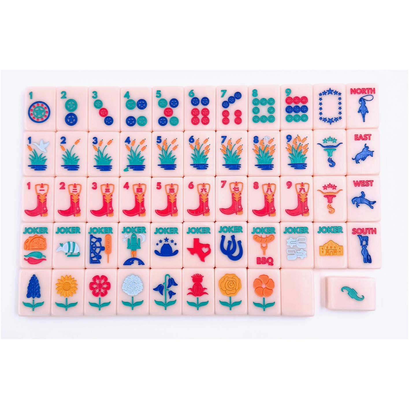 My Fair Mahjong - The Texas Series | American Mahjong Tile with Lone Star Flair