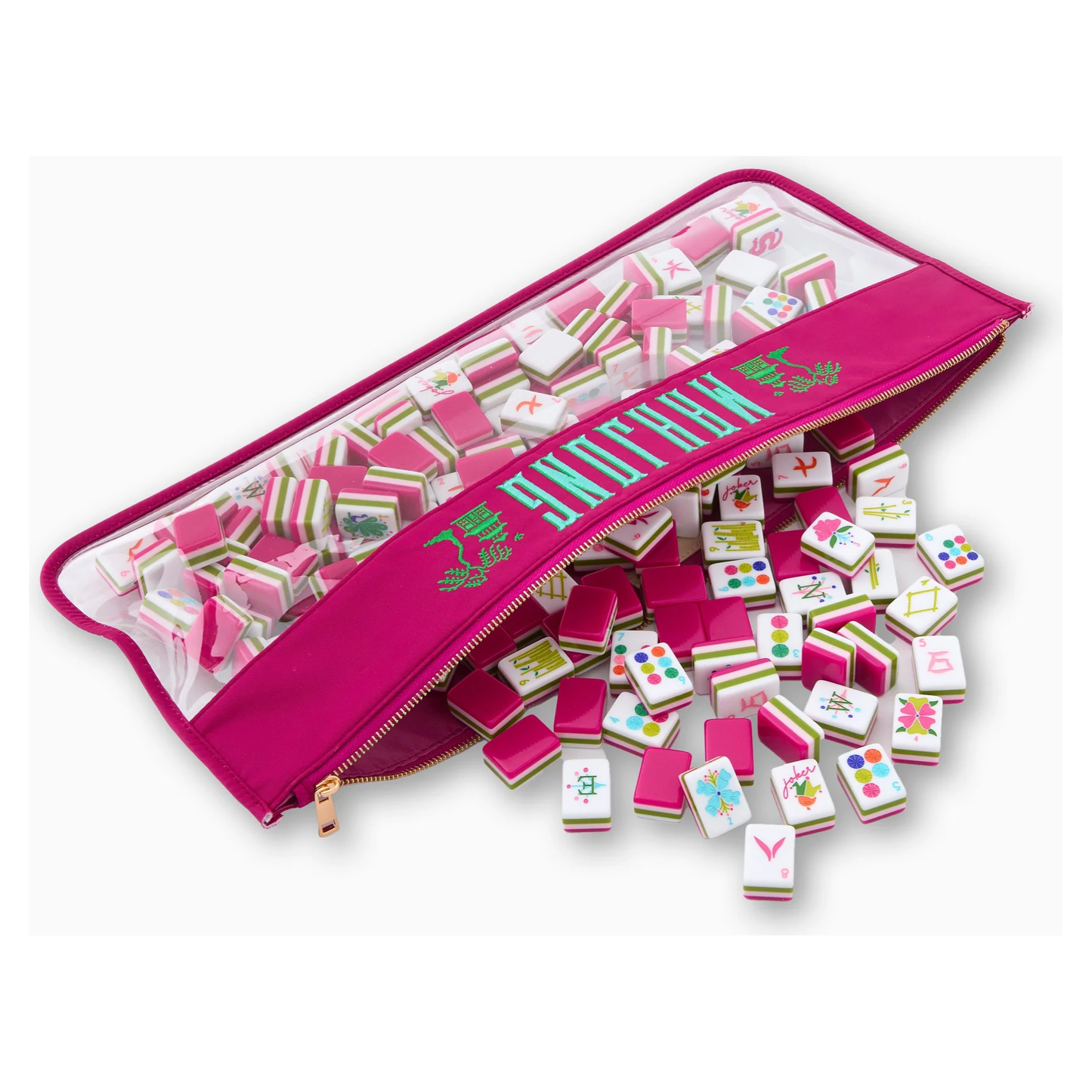 OMM Magenta Pagoda Mahjong Bag