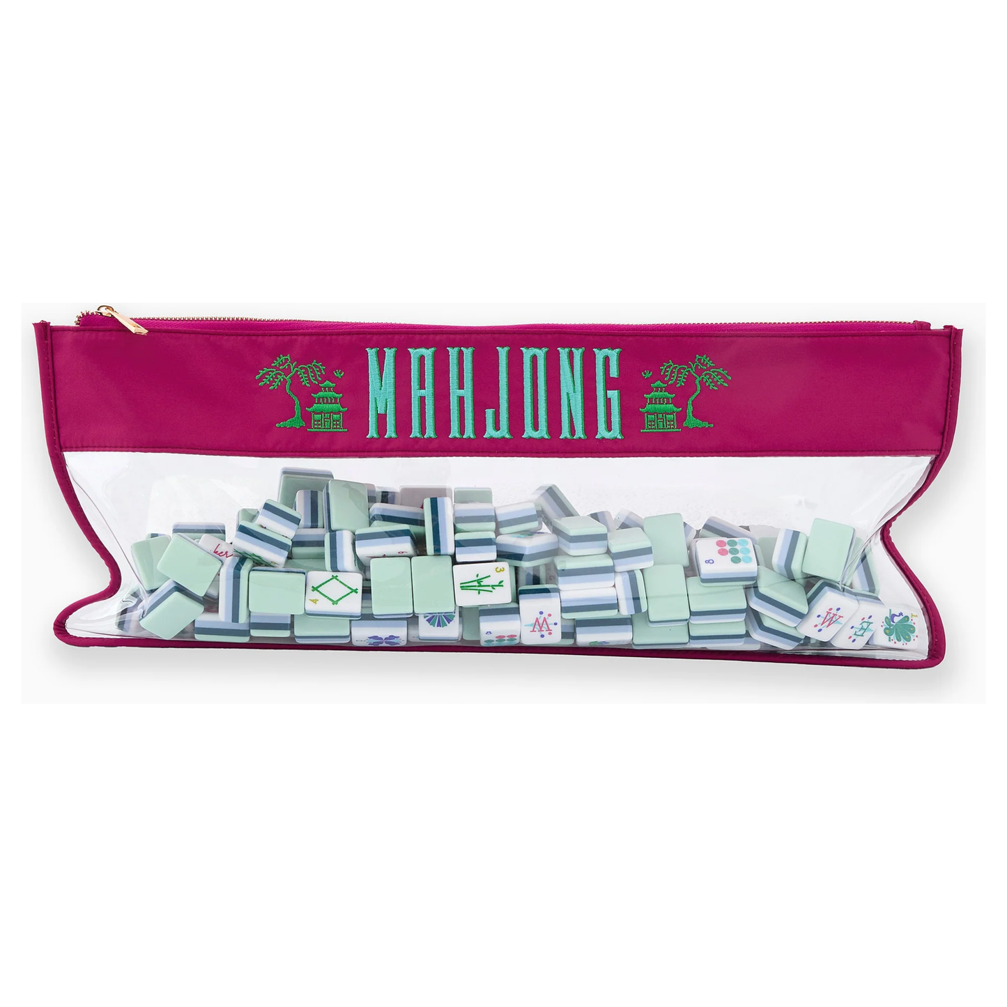 OMM Magenta Pagoda Mahjong Bag