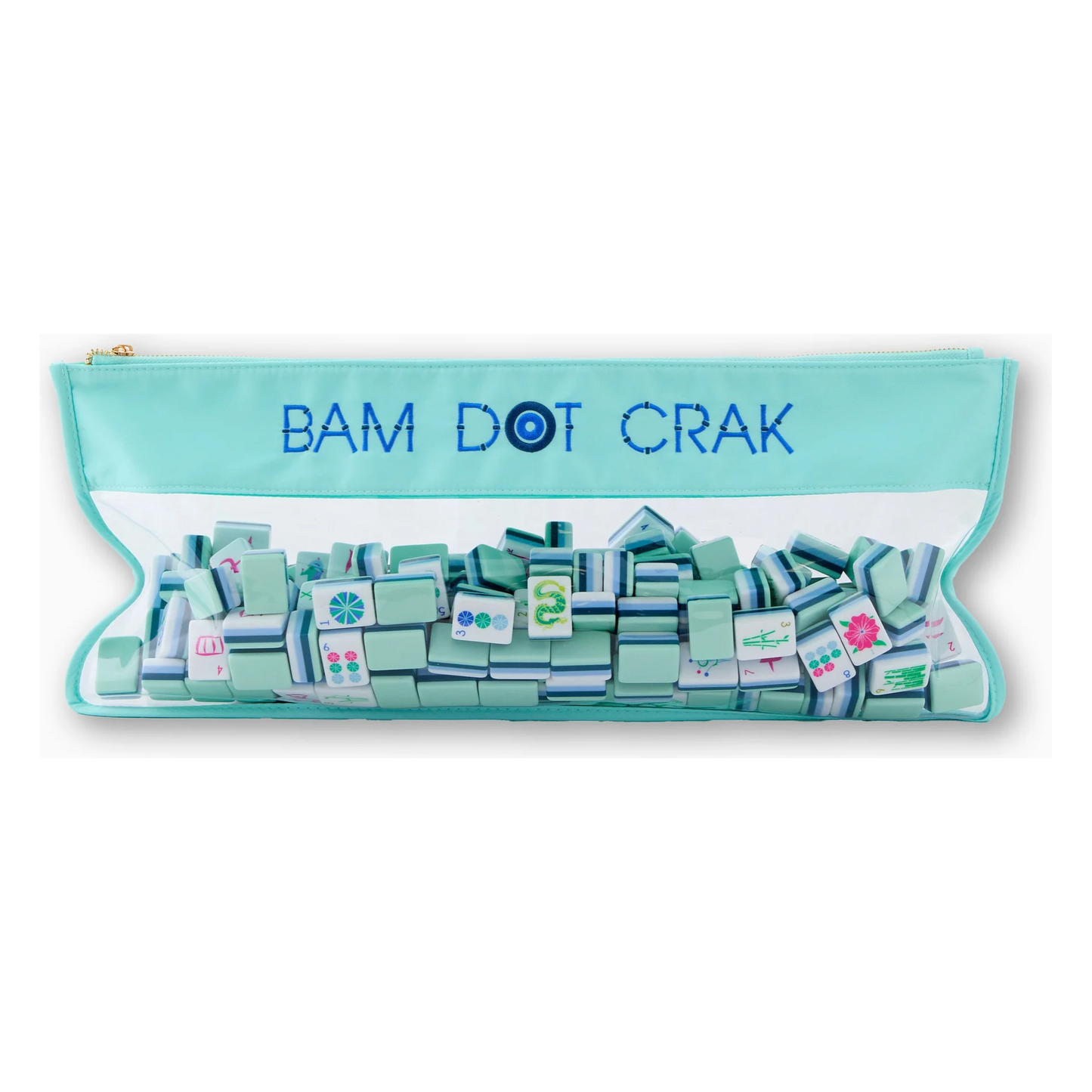 OMM Mint Bam Dot Crak Mahjong Tile Bag