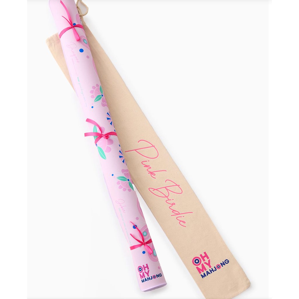 OMM Birdie Pink Mahjong Mat