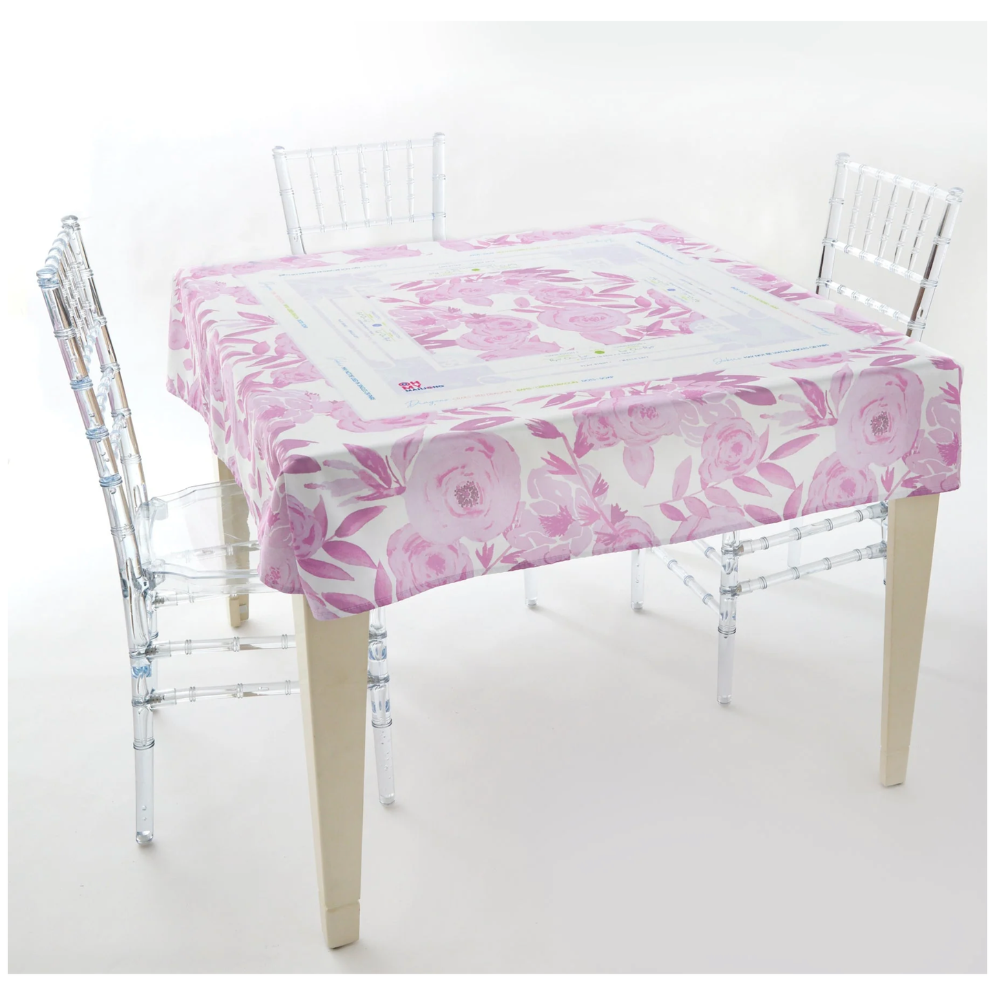 OMM Lavender Lux Instructional Mahjong Tablecloth