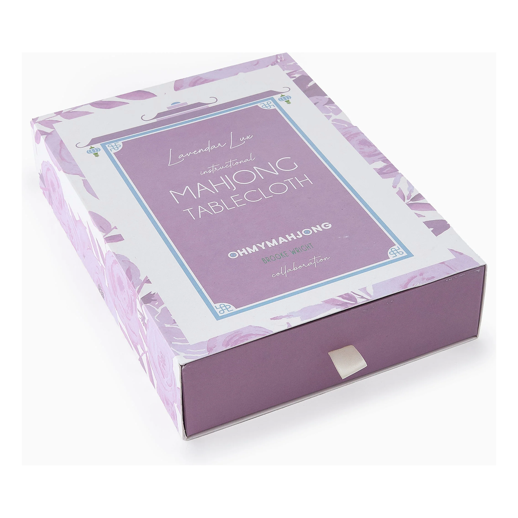 Lavender Lux Instructional Mahjong Tablecloth
