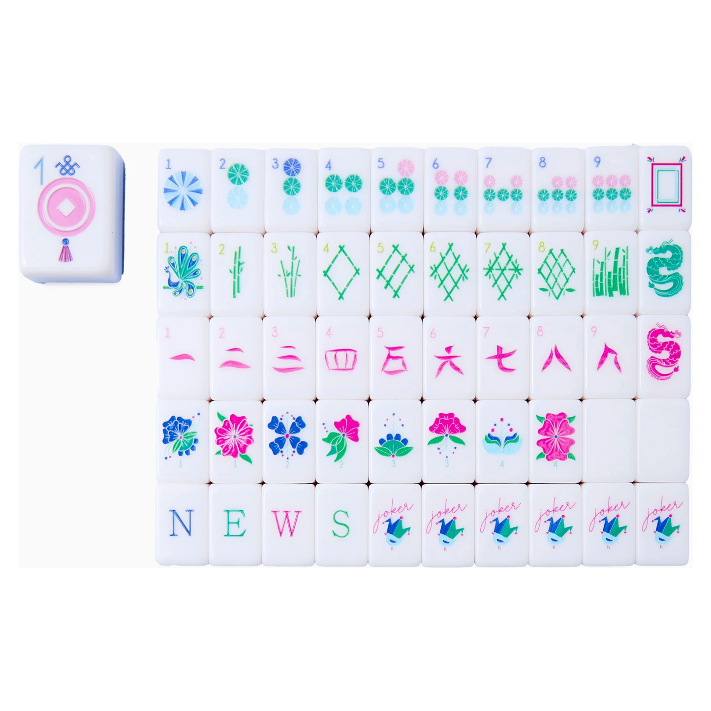 OMM Aloha Mahjong Travel Set