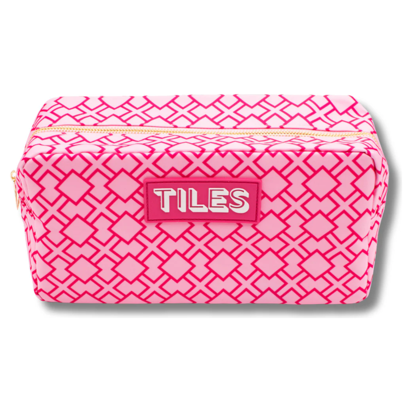 My Fair Mahjong - Geometric Pink Tile Bag