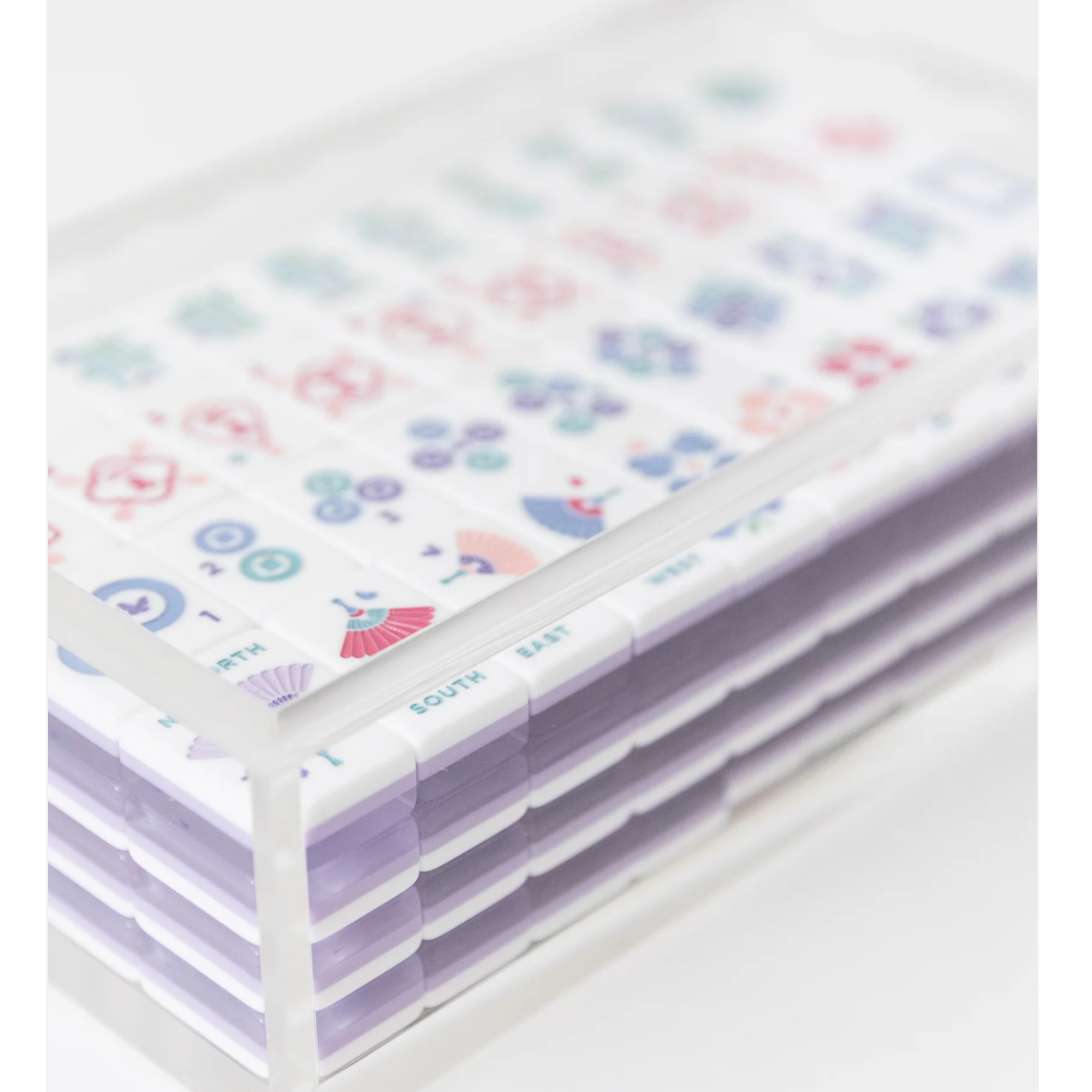Bam Bird Boutique - Classic Mahjong Tile Set - LAVENDER