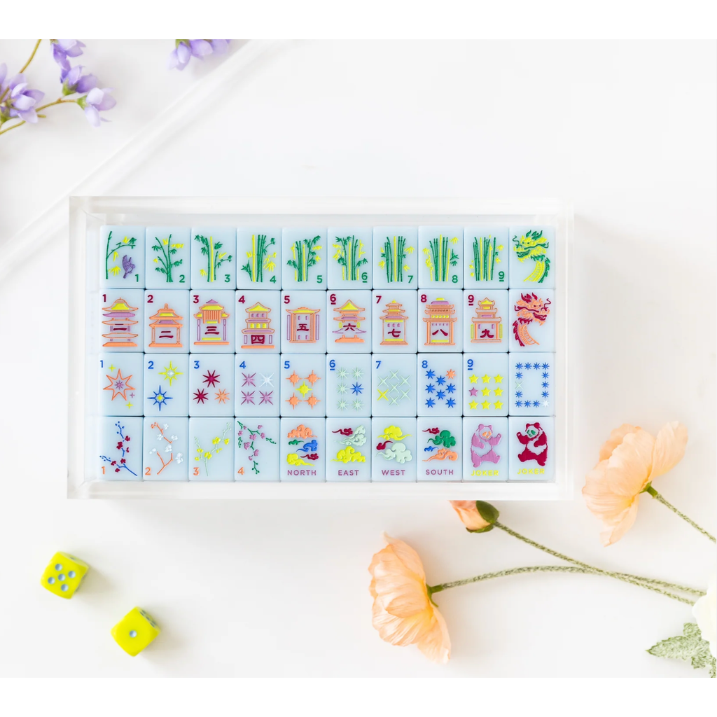 Bam Bird Boutique - East Meets West Tile Set - SKY