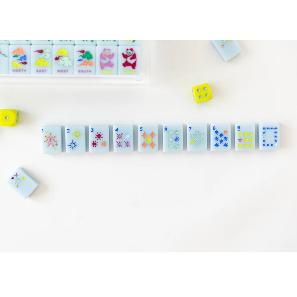 Bam Bird Boutique - East Meets West Tile Set - SKY