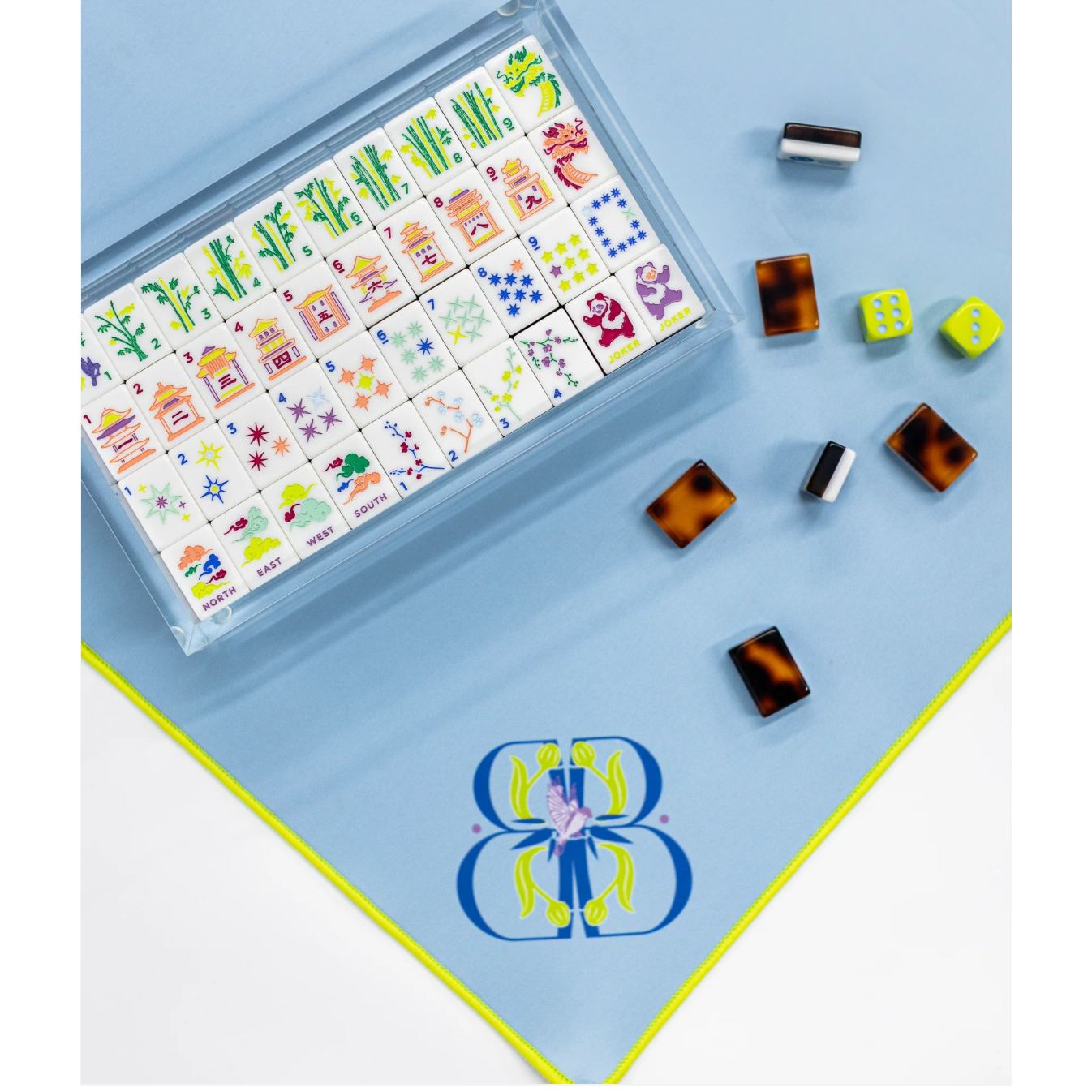 Bam Bird Boutique - East Meets West Tile Set - TORTOISE