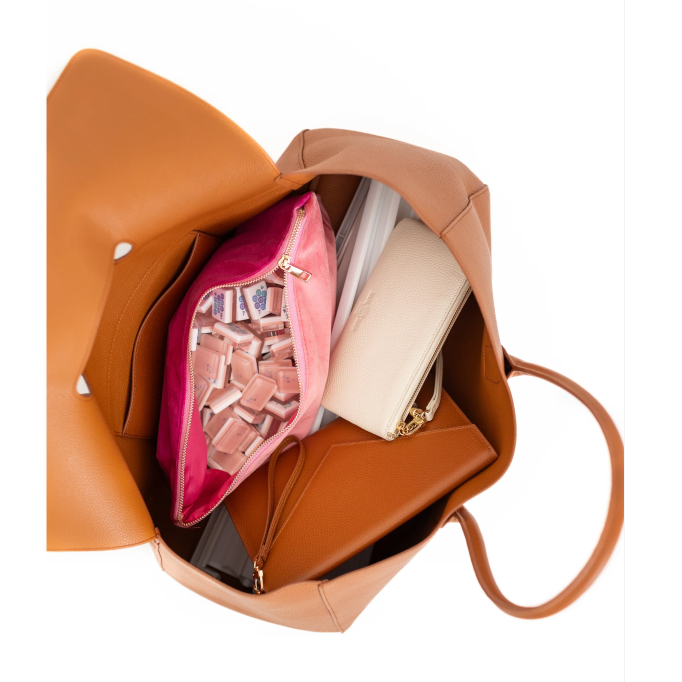 Bam Bird Boutique Classic Tote with Catherine Cartie Twilly Scarf #5