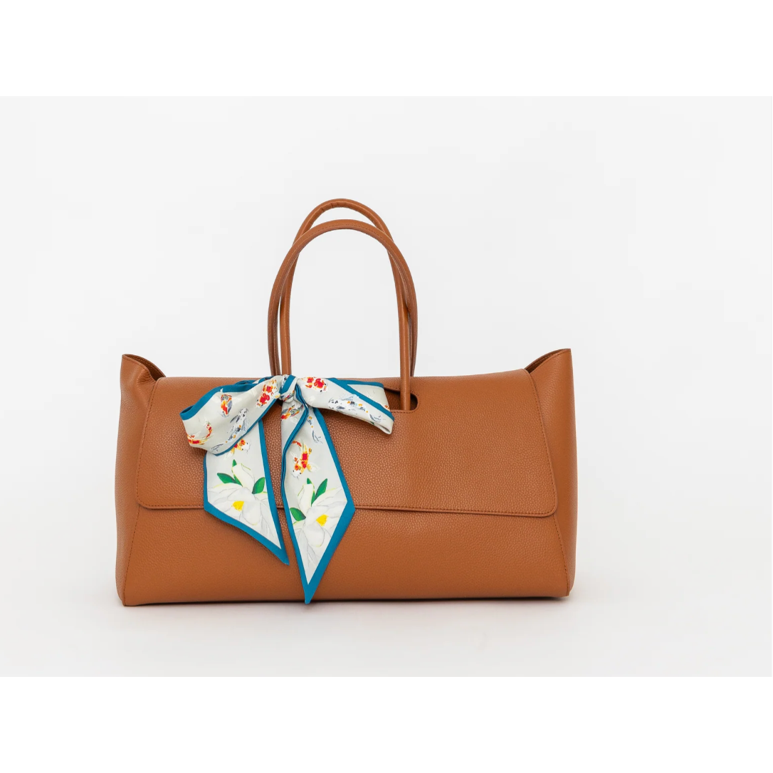 Bam Bird Boutique Classic Tote with Catherine Cartie Twilly Scarf #5