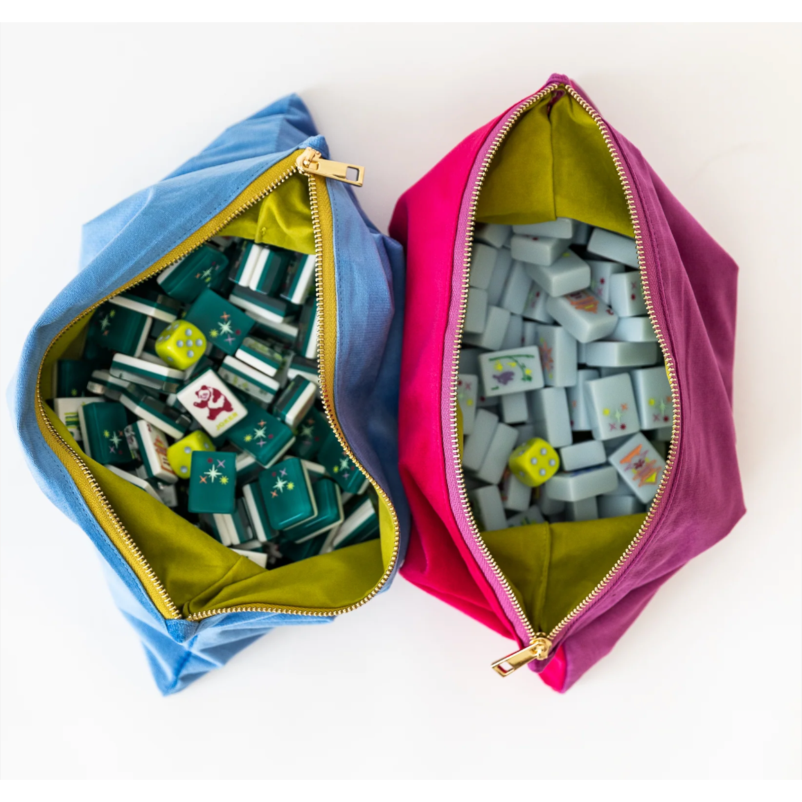 Bam Bird Boutique East Meets West Velvet Tile Bag - PLUM/MAGENTA