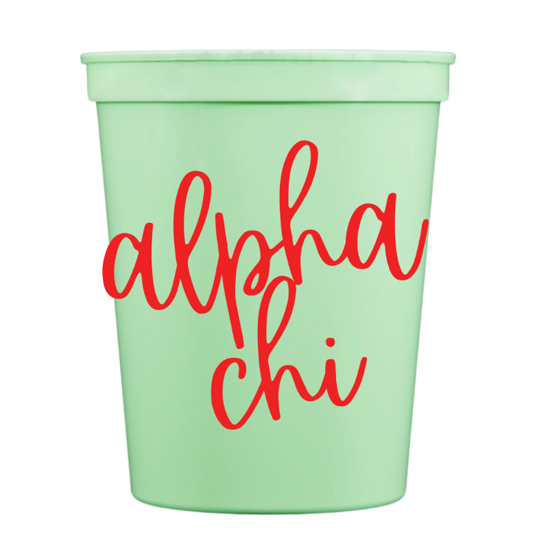 SORORITY CUPS (Set of 10)