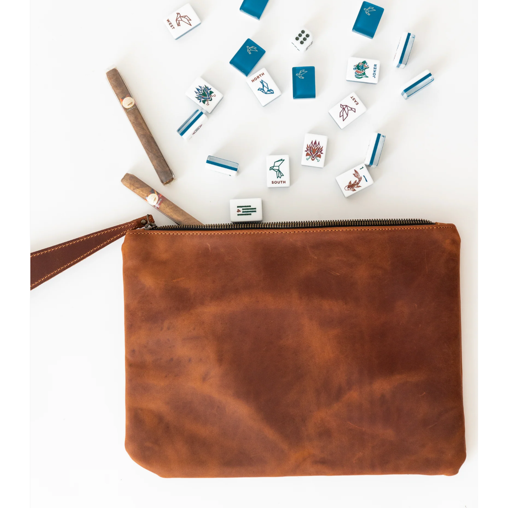 Bam Bird Boutique Origami Leather Tiles Bag