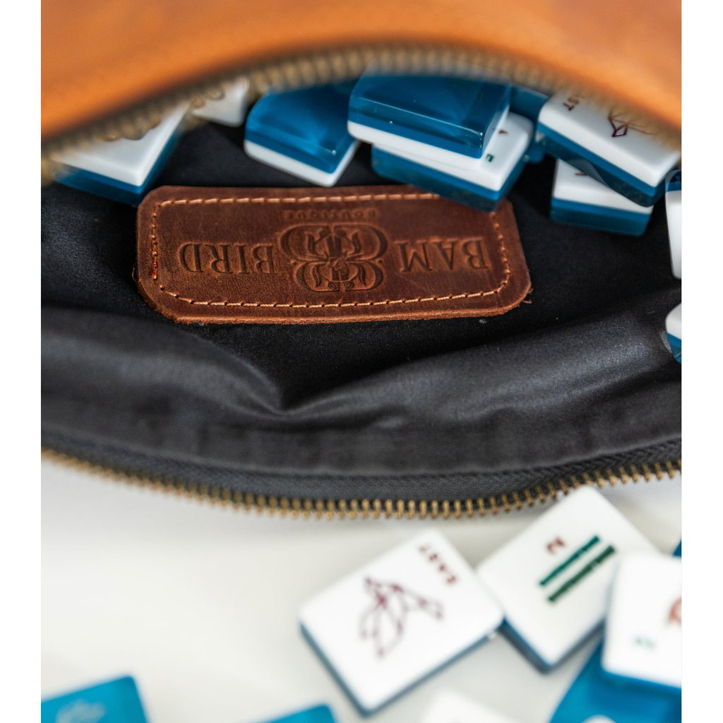 Bam Bird Boutique Origami Leather Tiles Bag