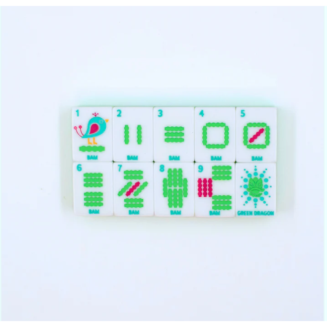 LIMITED TIME SALE - My Fair Mahjong Crystal Confetti Purple | Mahjong with a Sprinkle of Color and Joy | Clear Top with Colorful Pattern and Layers