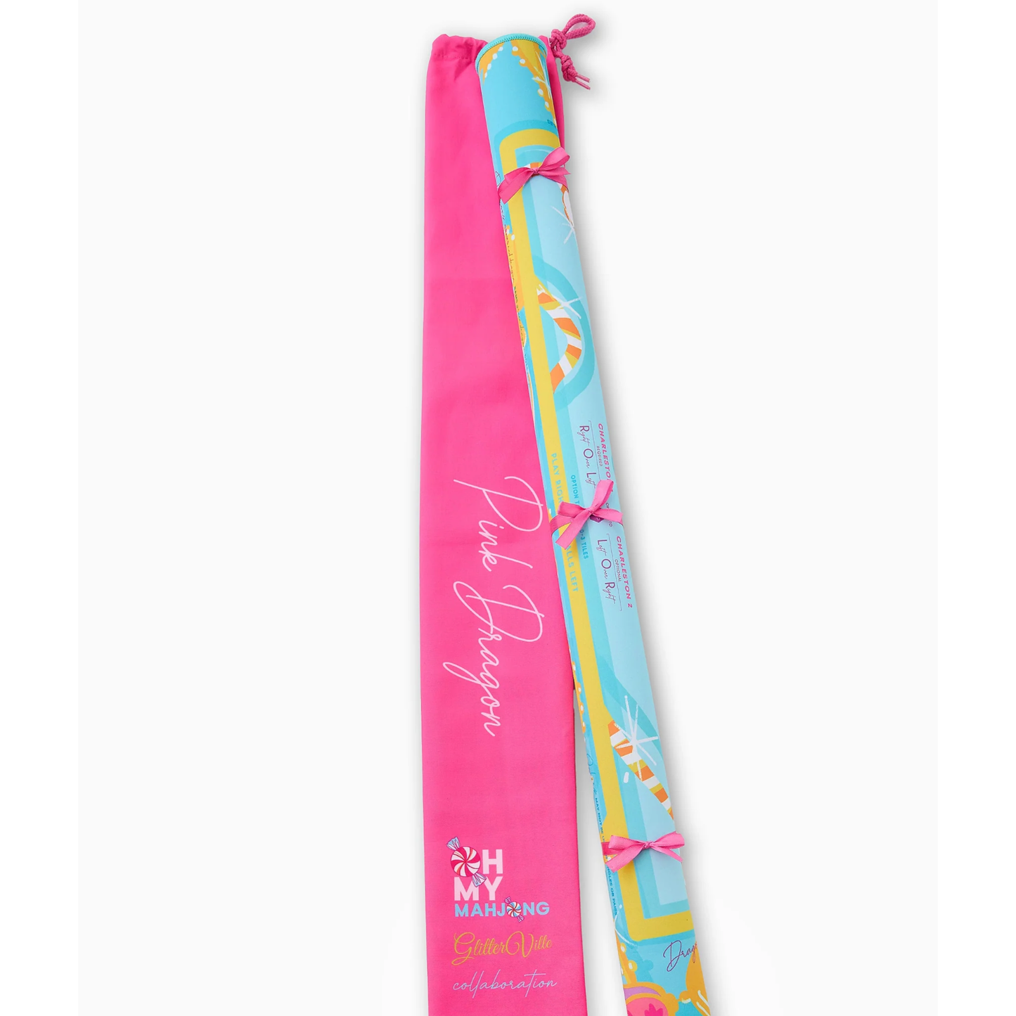 OMM Glitterville Pink Dragon Mat