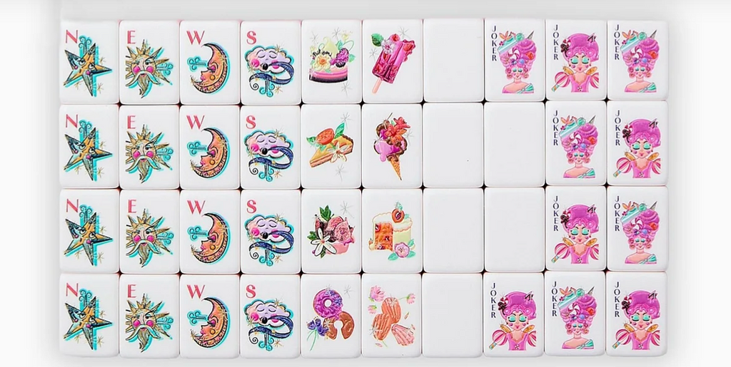 OMM Glitterville Mahjong Tiles