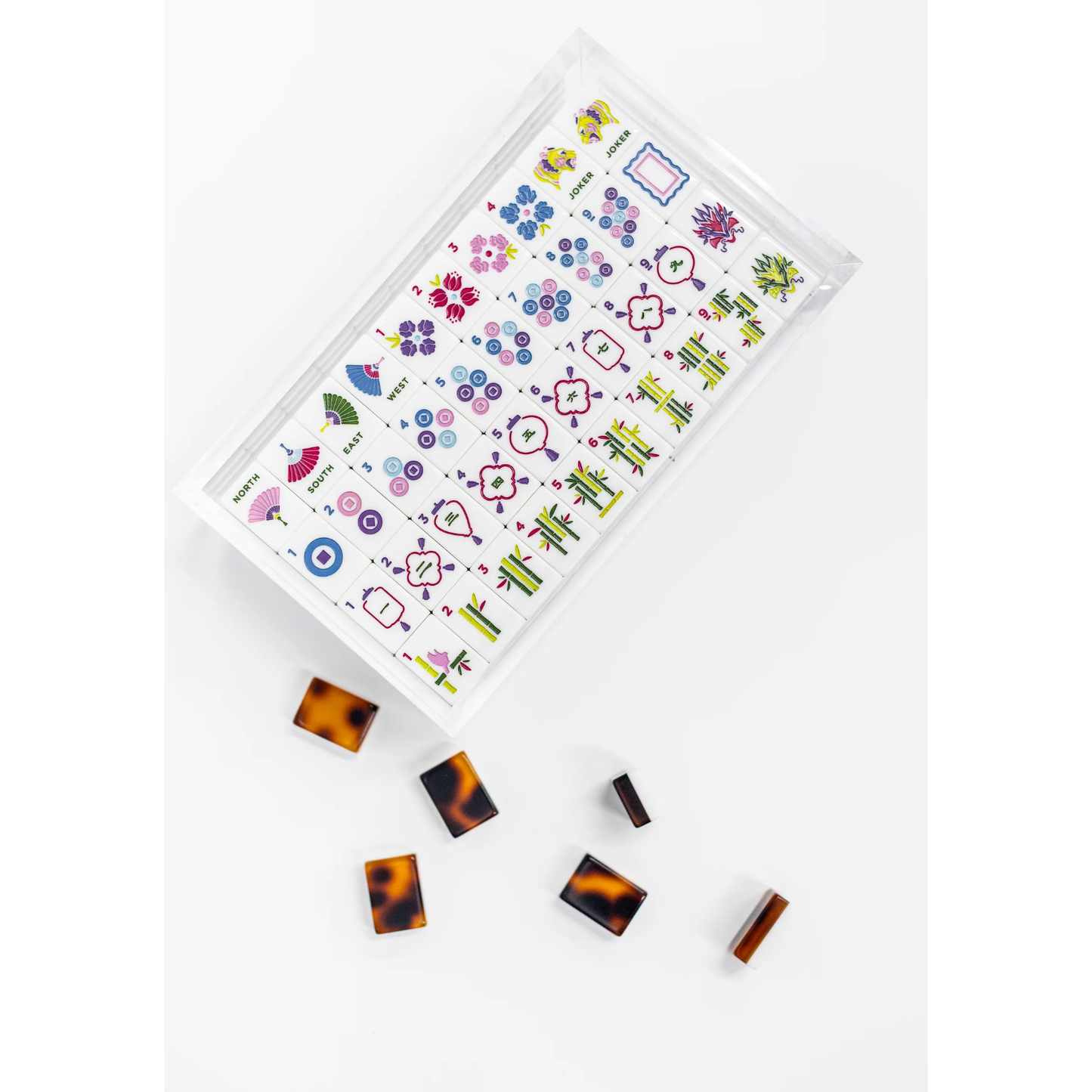 Bam Bird Boutique Classic Tortoise Shell Tile Set