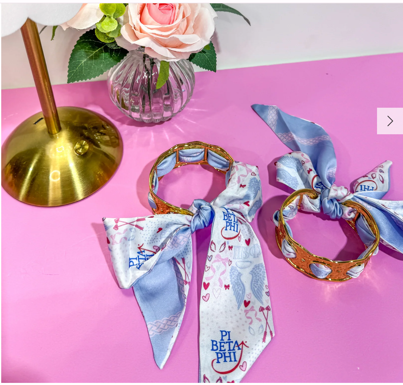 Pi Beta Phi  Sorority Silky Scarf