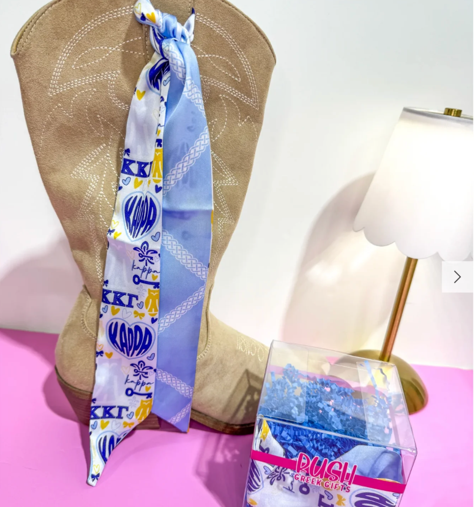 Kappa Kappa Gamma Sorority Silky Scarf