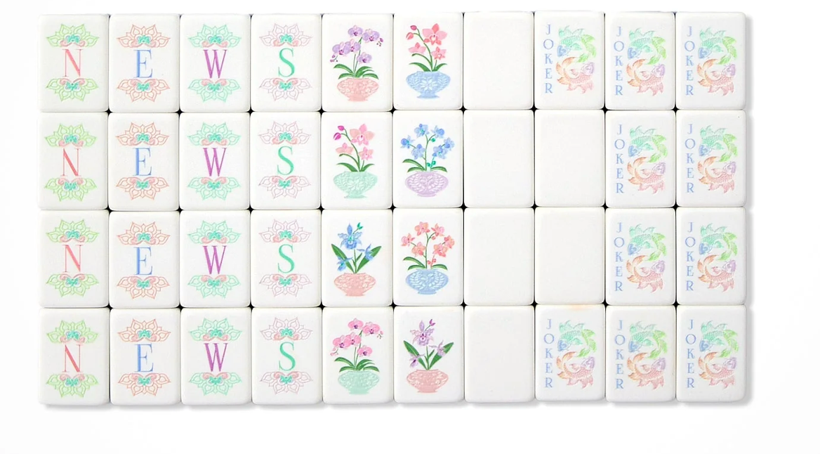 Moonlight Mahjong Tiles