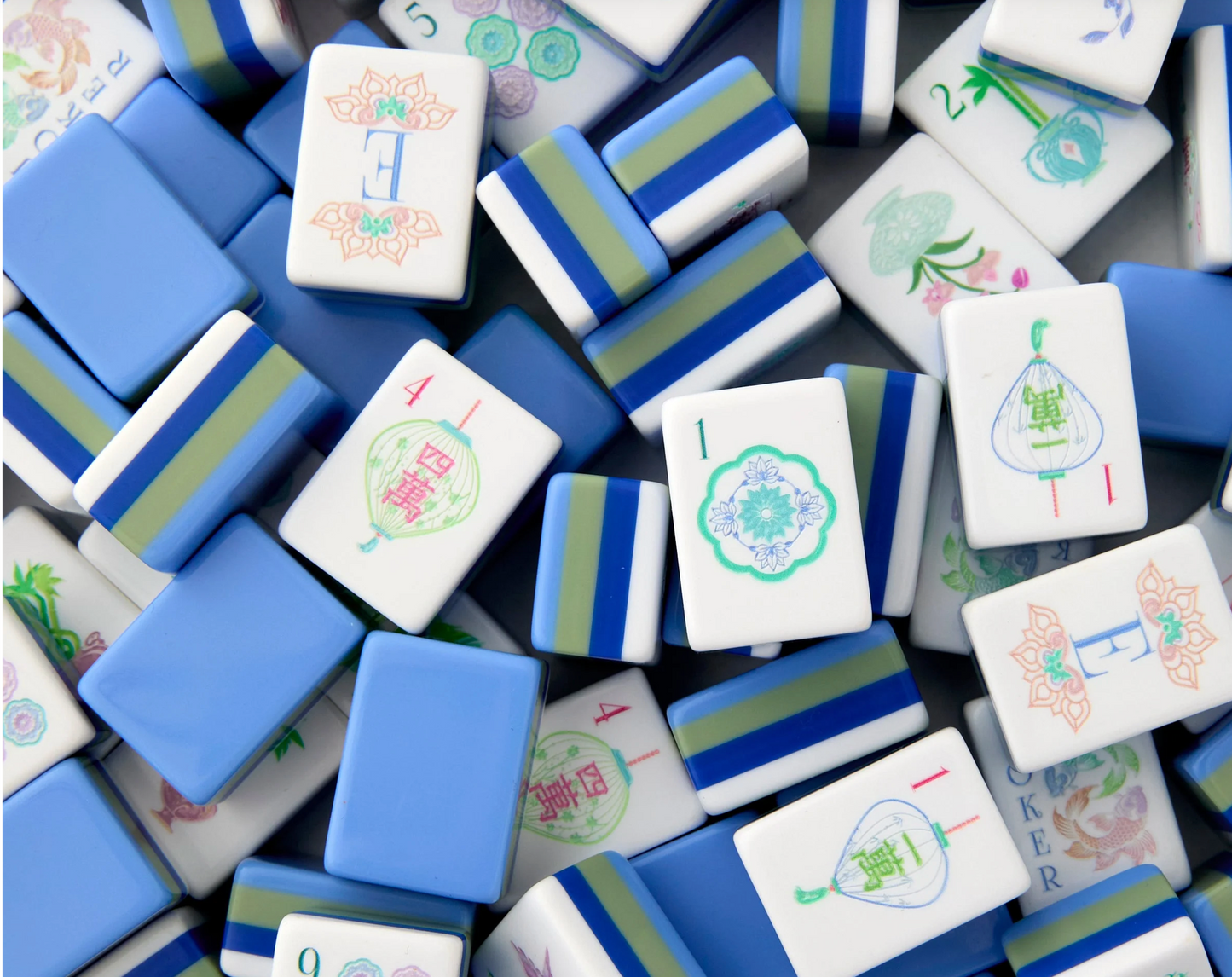 Moonlight Mahjong Tiles