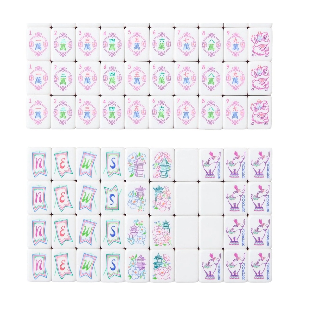 OMM Amara Mahjong Tiles