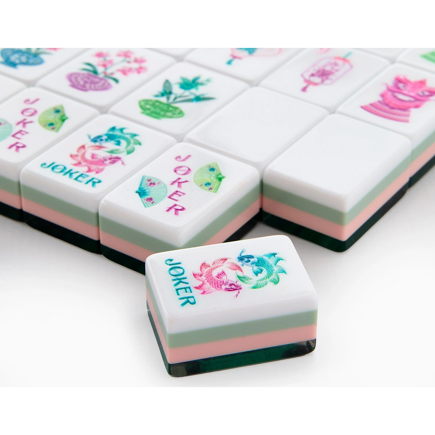 OMM Emerald Mahjong Tiles