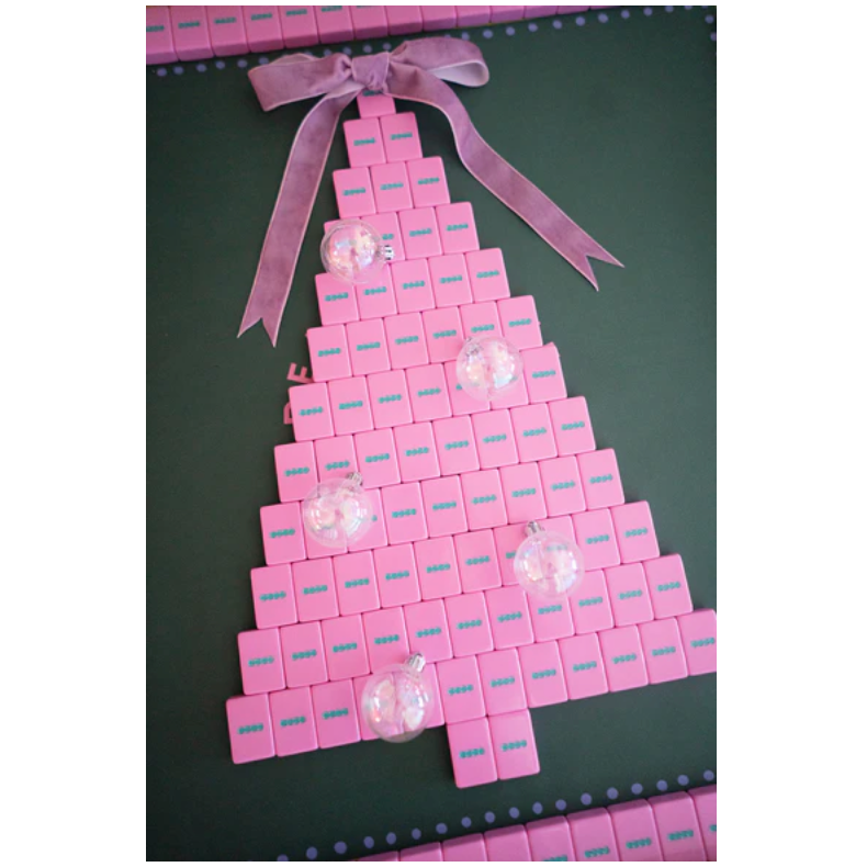 Peace, Love Mahjong:  Pretty in Pink OG Mahjong Tiles