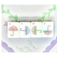 Bam!  Let's Mahjong:  Garden Party Mahjong Tiles, Mat and Shufflers:  Petal Pink