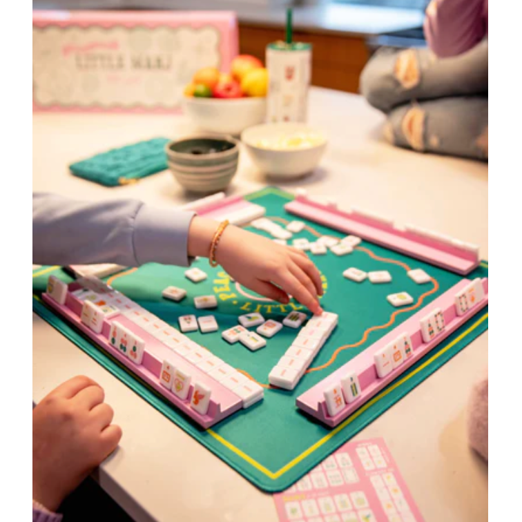 Peace Love Mahjong:  Little Mahj Vibrant Vibes - Kids Mahjong Set