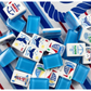 Bam!  Let's Mahjong:  Nantucket Tile Collection with Matching Mat and Shuffler (Seaside Blue)