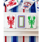 Bam!  Let's Mahjong:  Nantucket Tile Collection with Matching Mat and Shuffler (Seaside Blue)