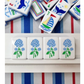 Bam!  Let's Mahjong:  Nantucket Tile Collection with Matching Mat and Shuffler (Seaside Blue)