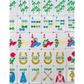 Bam!  Let's Mahjong:  MINT AND ROSES MAHJONG TILE SET WITH MAT & SHUFFLERS