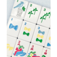Bam!  Let's Mahjong:  MINT AND ROSES MAHJONG TILE SET WITH MAT & SHUFFLERS