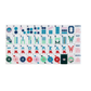 The Mahjong House - Green and White House Tiles