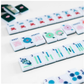 The Mahjong House - Green and White House Tiles