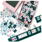 The Mahjong House - Green and White House Tiles