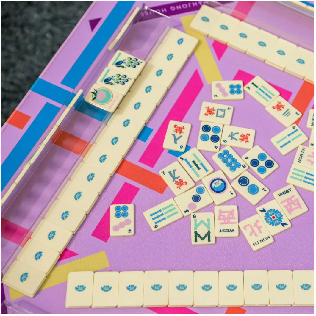 The Mahjong House - Butter Yellow Travel Mahjong Set
