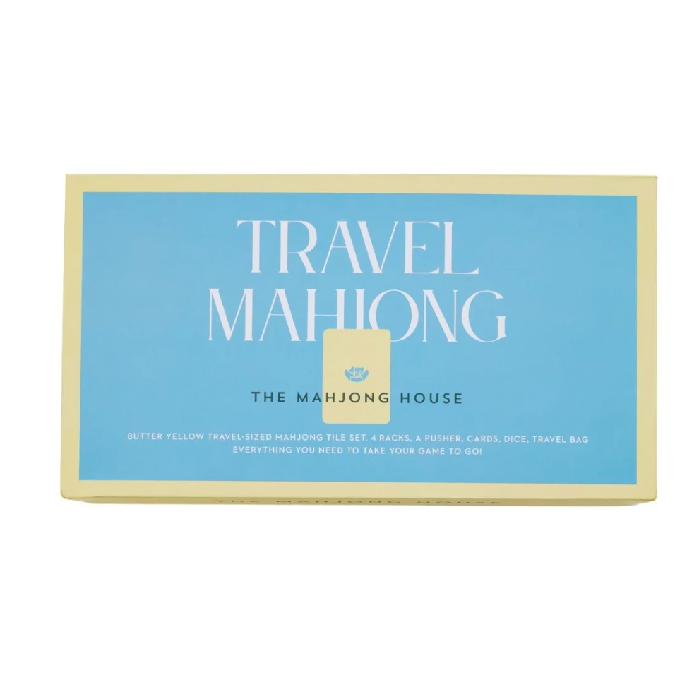 The Mahjong House - Butter Yellow Travel Mahjong Set