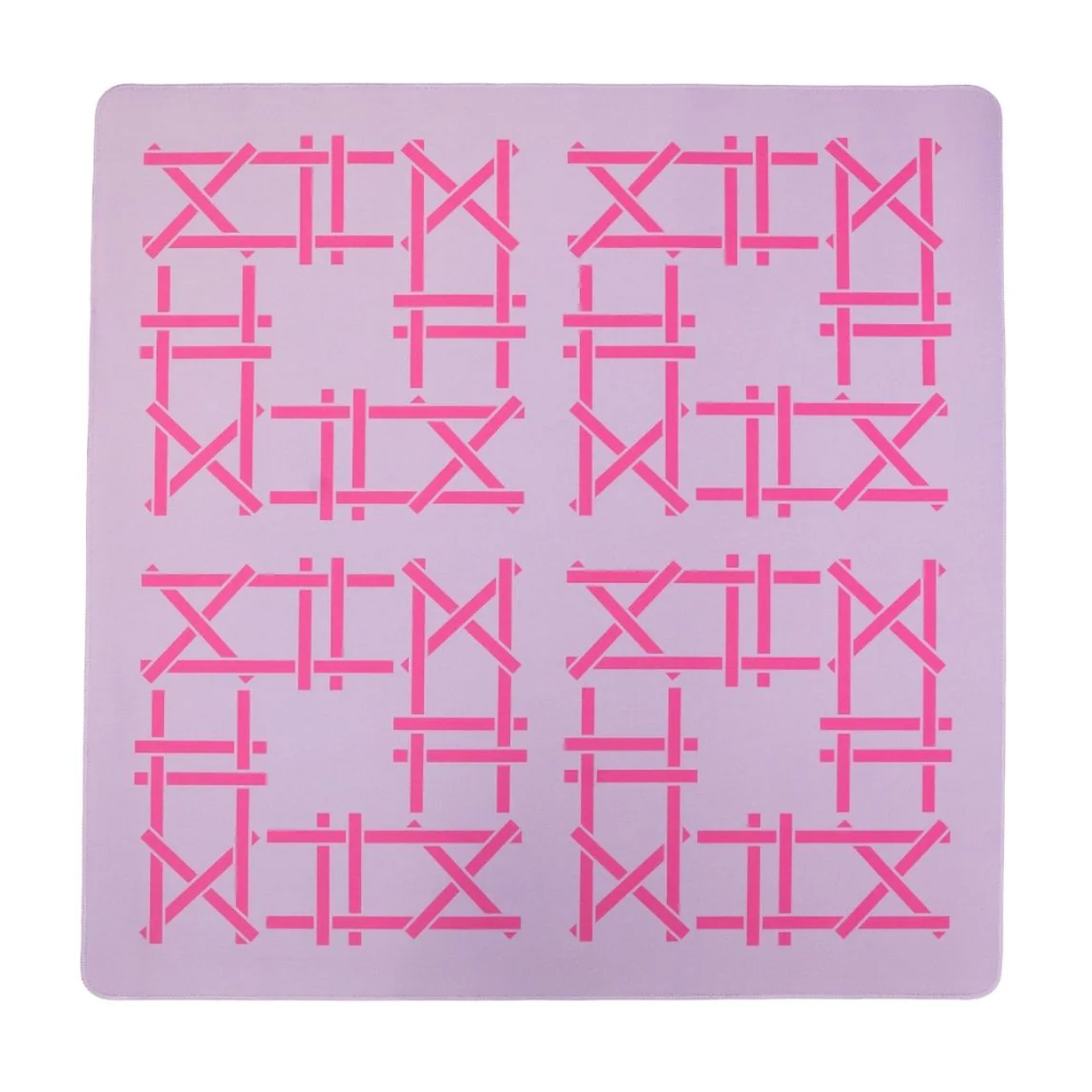 The House of Mahjong - Lilac Trellis Double - Sided Travel Mahjong Mat