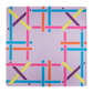 The House of Mahjong - Lilac Trellis Double - Sided Travel Mahjong Mat