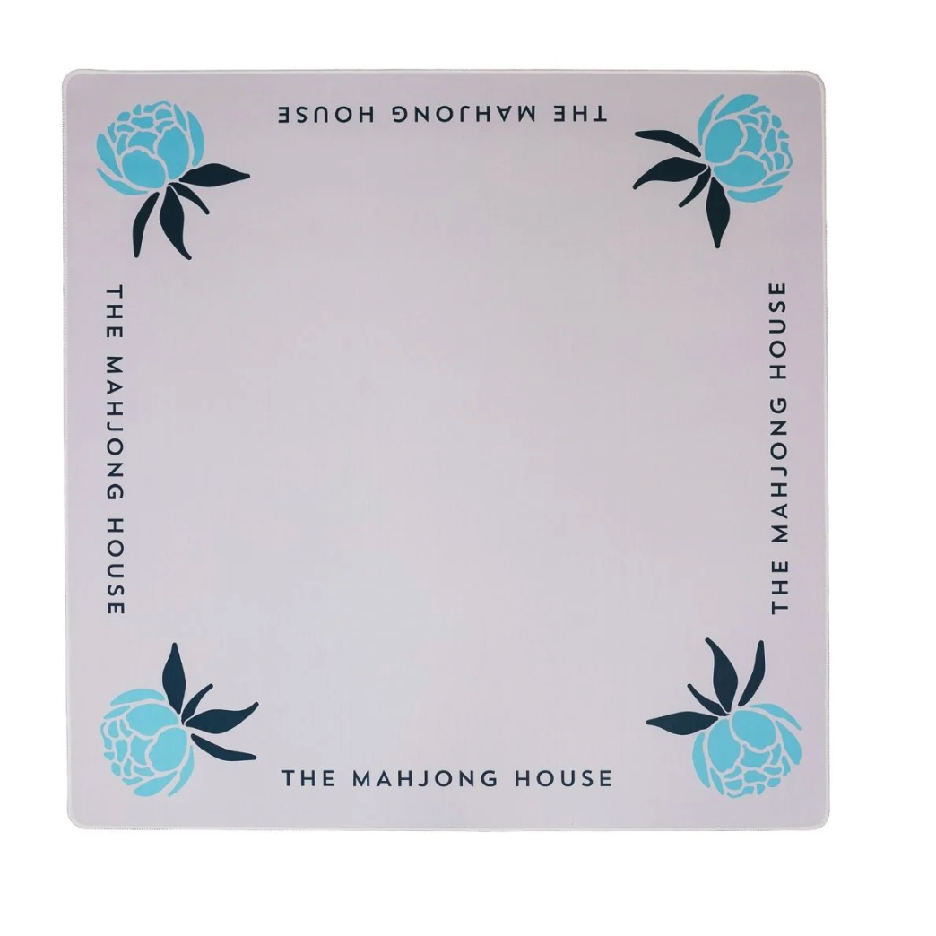 The House of Mahjong - Blue Double - Sided Travel Mahjong Mat
