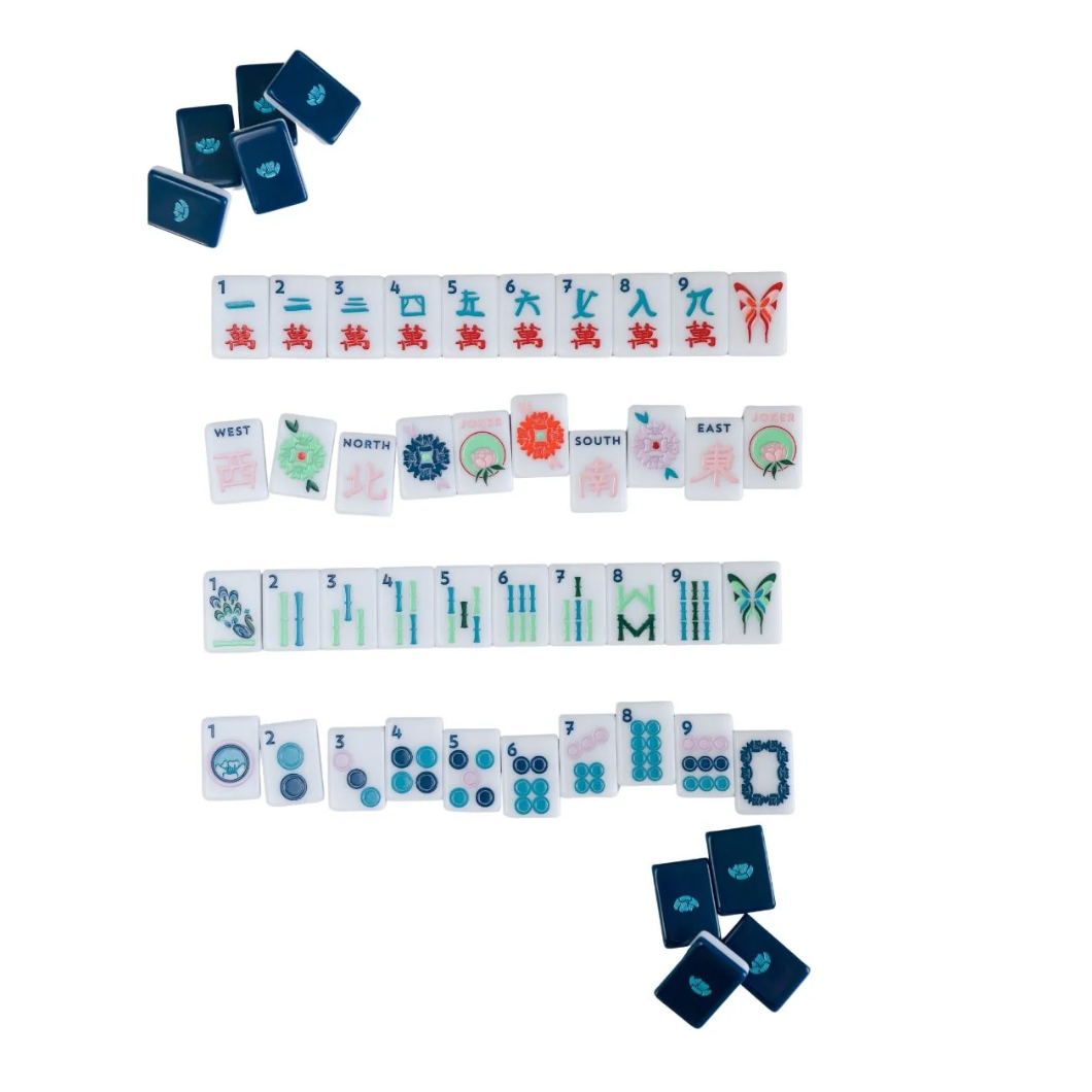 The Mahjong House - Blue and White House Tiles