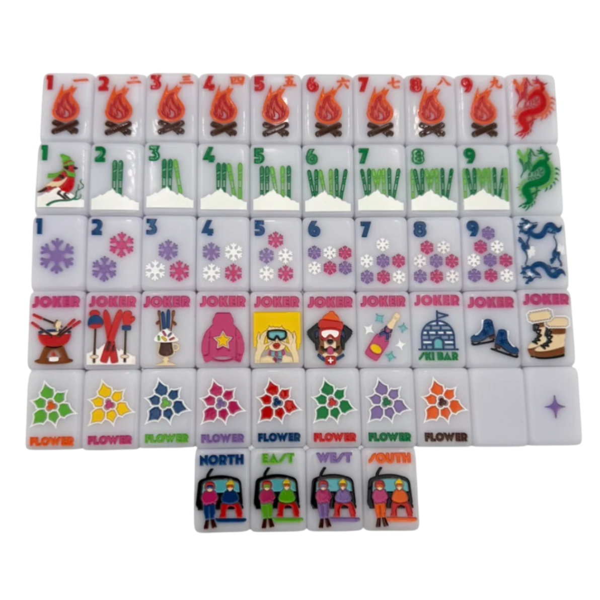 Bespoke Mahjong Chalet Tiles