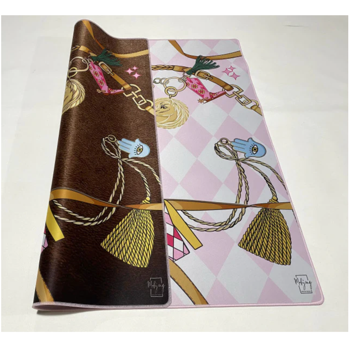 Bespoke Mahjong DOUBLE-SIDED MAT | Double the Fun/YEAR OF THE HORSE MAT - HARLEQUIN