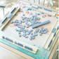 Bespoke X Gray Malin Beach Club Mahjong Tiles - CABANA BLUE